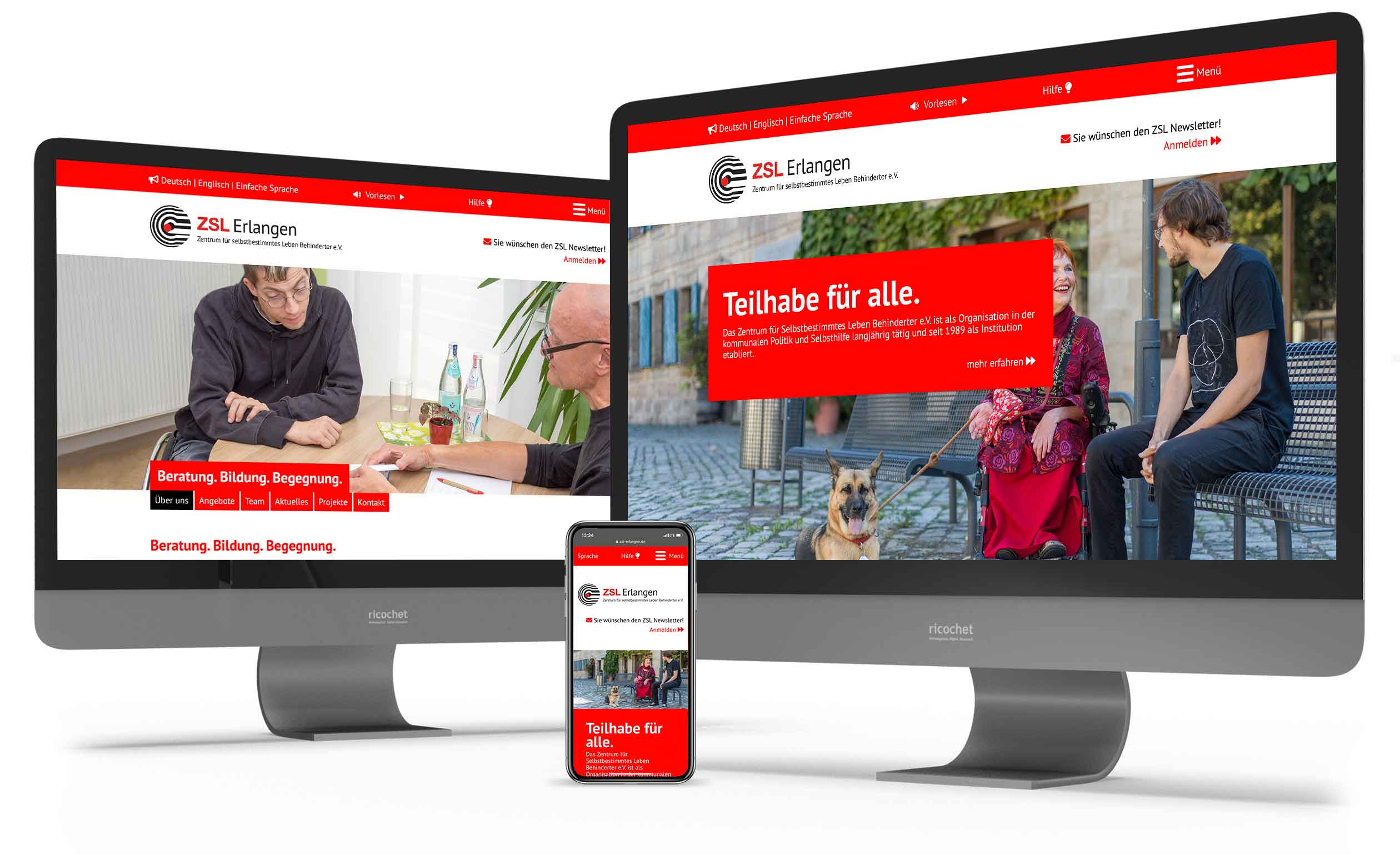 Website-Relaunch für ZSL Erlangen e.V. 